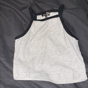 Gray TopShop halter top